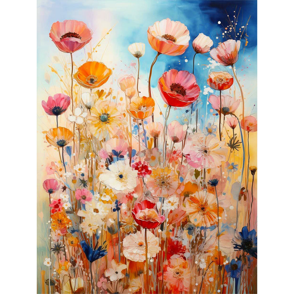 Diamond Painting - Full Round - poppy bush (30*40CM)