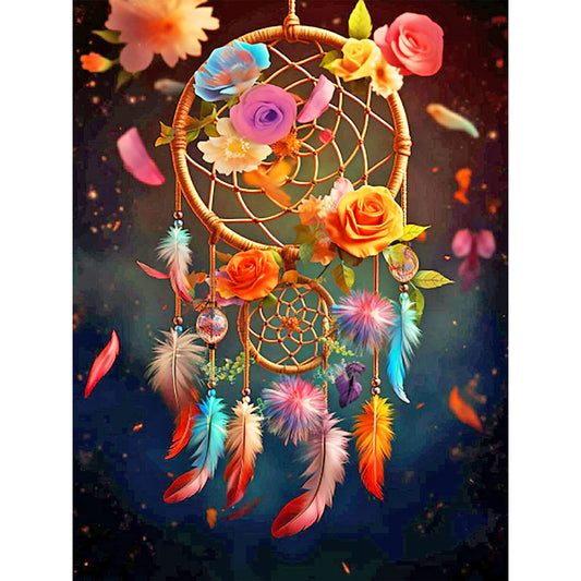 Diamond Painting - Full Round - floating dream catcher (30*40CM)