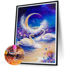 Load image into Gallery viewer, Diamond Painting - Full Round - White Swan (30*40CM)
