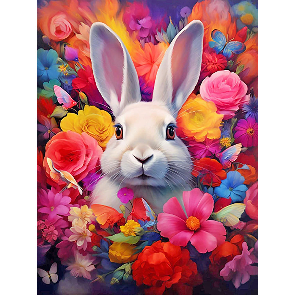 Diamond Painting - Full Round - rabbit (30*40CM)