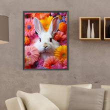 Load image into Gallery viewer, Diamond Painting - Full Round - white rabbit (30*40CM)
