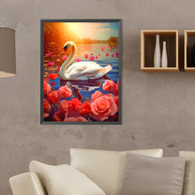 Load image into Gallery viewer, Diamond Painting - Full Round - swan (30*40CM)
