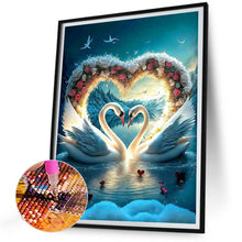 Load image into Gallery viewer, Diamond Painting - Full Round - love swan (30*40CM)
