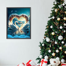 Load image into Gallery viewer, Diamond Painting - Full Round - love swan (30*40CM)
