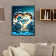 Load image into Gallery viewer, Diamond Painting - Full Round - love swan (30*40CM)
