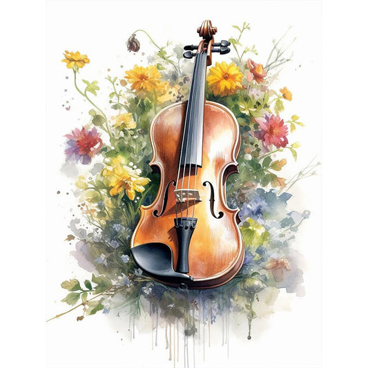 Diamond Painting - Full Round - violin (30*40CM)