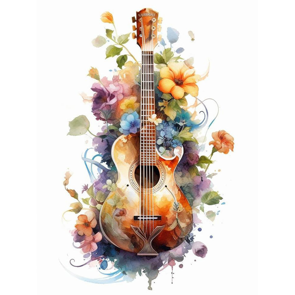 Diamond Painting - Full Round - Guitar (30*40CM)
