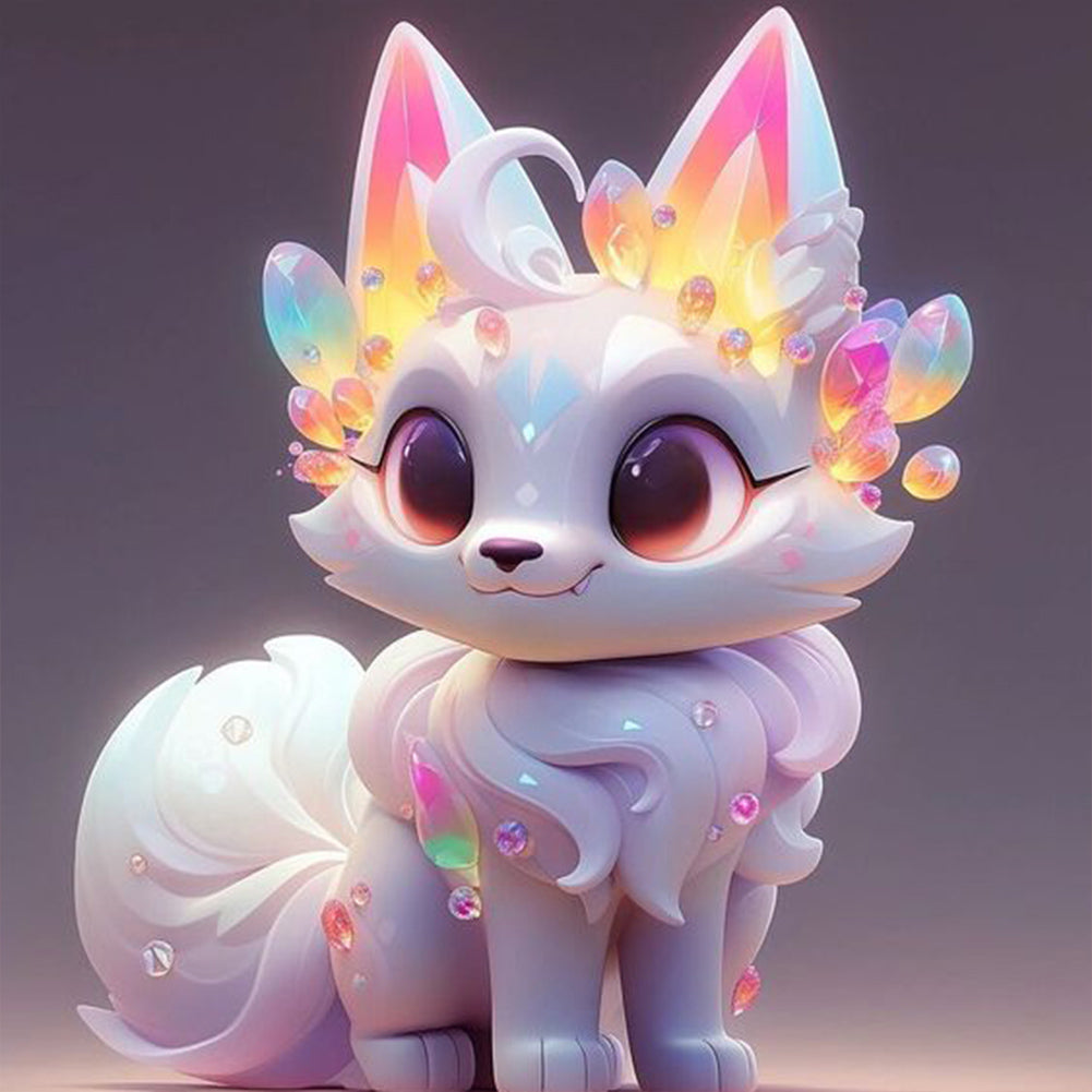 Diamond Painting - Full Round - gem fox (30*30CM)