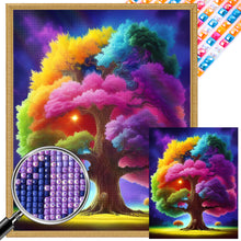 Load image into Gallery viewer, AB Diamond Painting - Full Square - four seasons tree (40*50CM)
