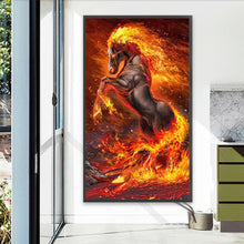 Load image into Gallery viewer, AB Diamond Painting - Full Square - flame horse (40*70CM)
