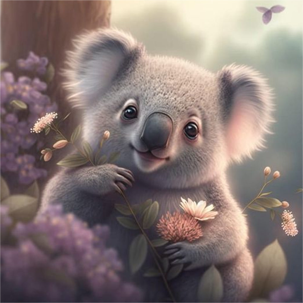 Diamond Painting - Full Round - koala (30*30CM)