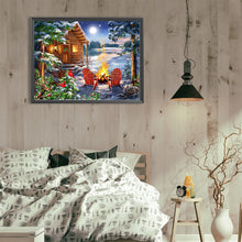 Load image into Gallery viewer, Diamond Painting - Full Round - Snow camping (40*30CM)
