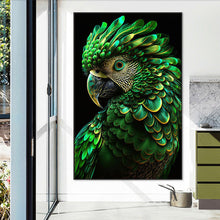 Load image into Gallery viewer, AB Diamond Painting - Full Square - green parrot (45*70CM)
