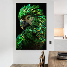 Load image into Gallery viewer, AB Diamond Painting - Full Square - green parrot (45*70CM)
