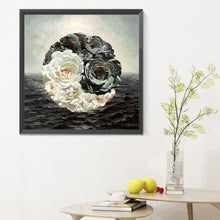 Load image into Gallery viewer, Diamond Painting - Full Round - Yin Yang diagram flowers (30*30CM)
