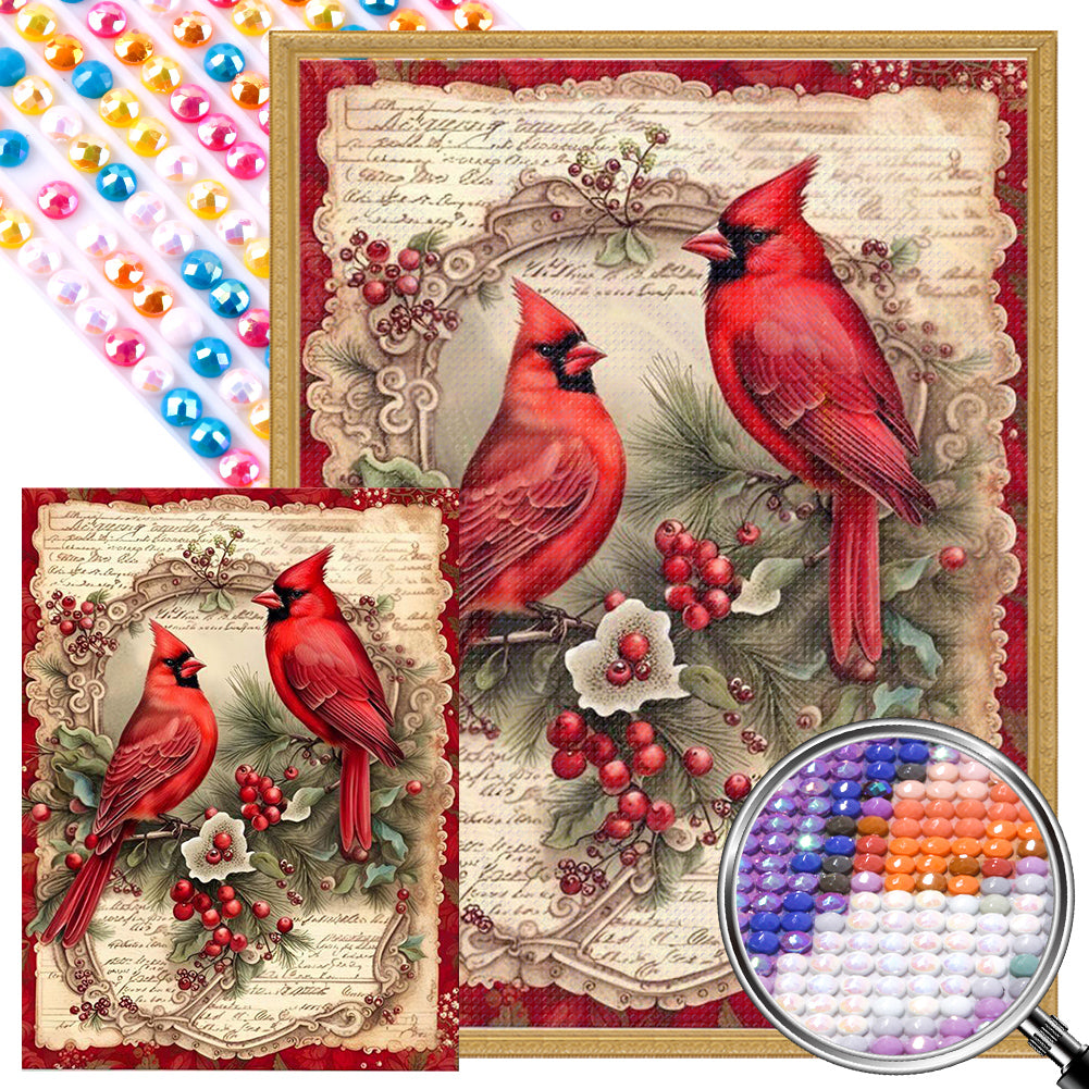 AB Diamond Painting - Full Square - cardinal (30*40CM)