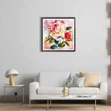 Load image into Gallery viewer, AB Diamond Painting - Full Square - rose flower (40*40CM)
