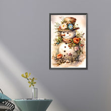 Load image into Gallery viewer, AB Diamond Painting - Full Square - Happy snowman (40*60CM)
