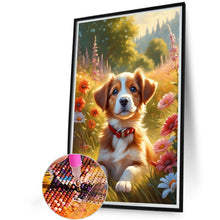Load image into Gallery viewer, AB Diamond Painting - Full Square - happy dog (40*60CM)
