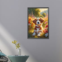 Load image into Gallery viewer, AB Diamond Painting - Full Square - happy dog (40*60CM)
