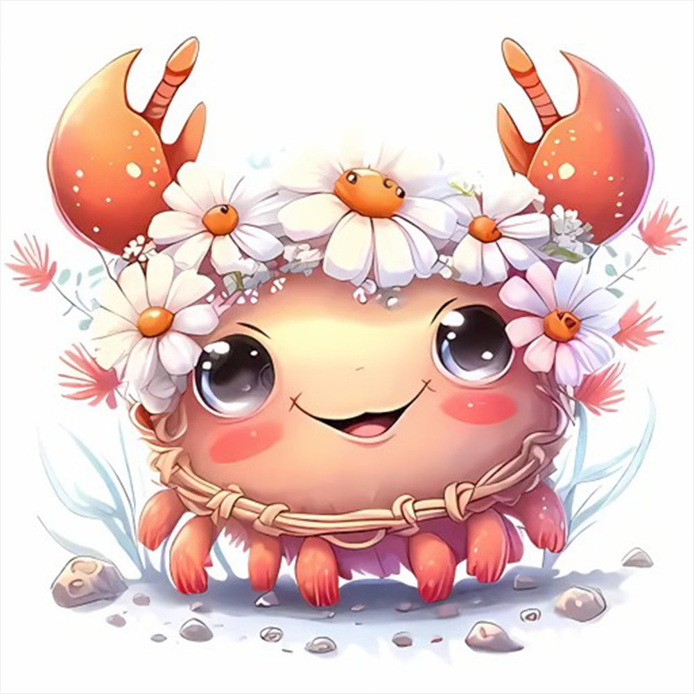 Diamond Painting - Full Round - Crab (30*30CM)