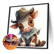 Load image into Gallery viewer, Diamond Painting - Full Round - western cow (30*30CM)
