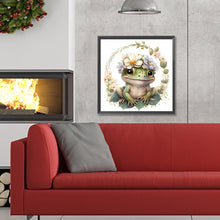 Load image into Gallery viewer, Diamond Painting - Full Round - flower dog (30*30CM)
