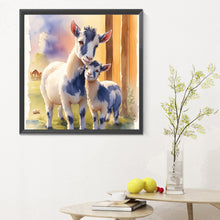 Load image into Gallery viewer, Diamond Painting - Full Round - farm animals (30*30CM)

