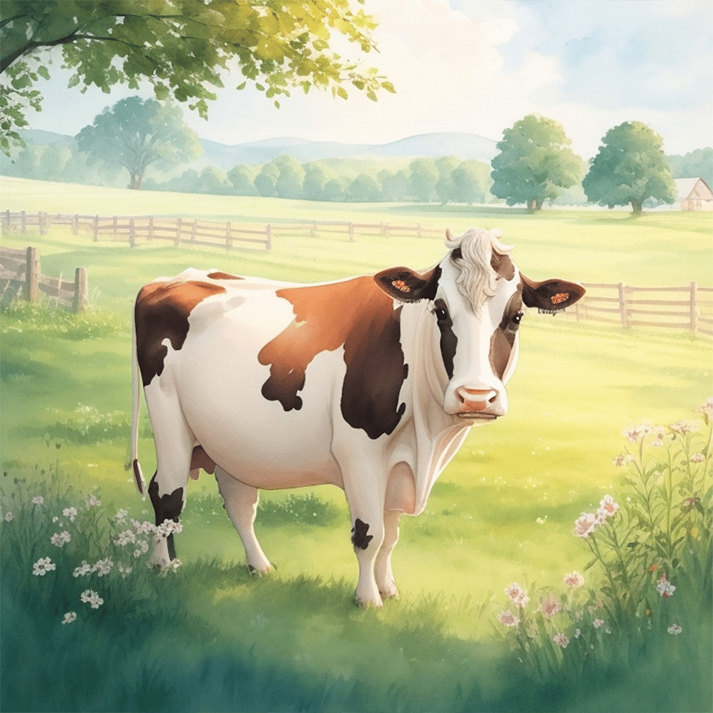 Diamond Painting - Full Round - farm animals (30*30CM)