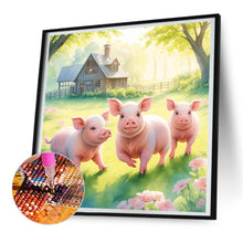 Load image into Gallery viewer, Diamond Painting - Full Round - farm animals (30*30CM)
