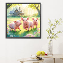 Load image into Gallery viewer, Diamond Painting - Full Round - farm animals (30*30CM)
