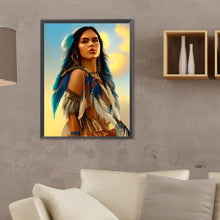 Load image into Gallery viewer, Diamond Painting - Full Square - indian woman (30*40CM)
