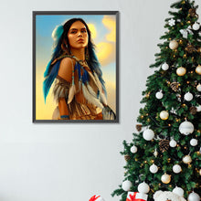 Load image into Gallery viewer, Diamond Painting - Full Square - indian woman (30*40CM)
