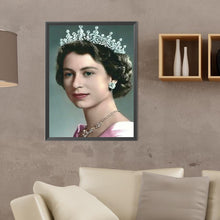 Load image into Gallery viewer, Diamond Painting - Full Round - queen of england (30*40CM)
