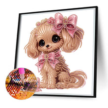 Load image into Gallery viewer, Diamond Painting - Partial Special Shaped - Exquisite puppy (30*30CM)
