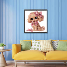 Load image into Gallery viewer, Diamond Painting - Partial Special Shaped - Exquisite puppy (30*30CM)
