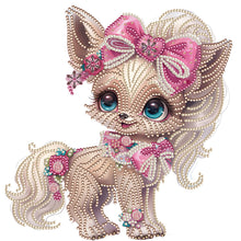 Load image into Gallery viewer, Diamond Painting - Partial Special Shaped - Exquisite puppy (30*30CM)
