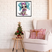Load image into Gallery viewer, Diamond Painting - Partial Special Shaped - Exquisite puppy (30*30CM)
