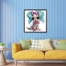 Load image into Gallery viewer, Diamond Painting - Partial Special Shaped - Exquisite puppy (30*30CM)

