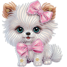 Load image into Gallery viewer, Diamond Painting - Partial Special Shaped - Exquisite puppy (30*30CM)
