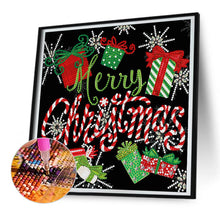 Load image into Gallery viewer, Diamond Painting - Partial Special Shaped - Christmas hats and stockings (30*30CM)
