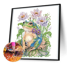 Load image into Gallery viewer, Diamond Painting - Partial Special Shaped - flower and frog (30*30CM)
