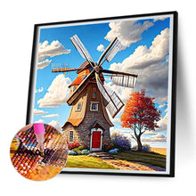 Load image into Gallery viewer, Diamond Painting - Full Round - windmill house (30*30CM)
