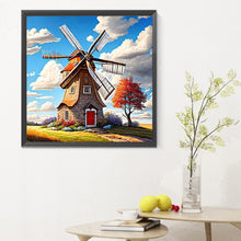 Load image into Gallery viewer, Diamond Painting - Full Round - windmill house (30*30CM)
