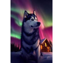 Load image into Gallery viewer, Diamond Painting - Full Round - arctic wolf (40*60CM)
