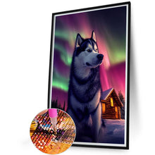 Load image into Gallery viewer, Diamond Painting - Full Round - arctic wolf (40*60CM)
