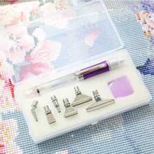 Load image into Gallery viewer, Diamond Painting Drill Pens 6PCS Glue Clay for Kids DIY Handicraft (Purple)
