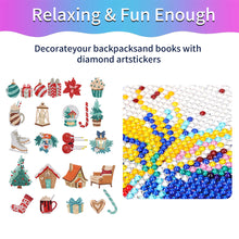 Load image into Gallery viewer, 2PCS Christmas Gem Art DIY Craft Kit Diamond Painting Sticker (Xmas Goods)

