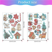 Load image into Gallery viewer, 2PCS Christmas Gem Art DIY Craft Kit Diamond Painting Sticker (Xmas Goods)
