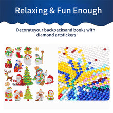 Load image into Gallery viewer, 2PCS Christmas Gem Art DIY Craft Kit Diamond Painting Sticker (Xmas is Coming)
